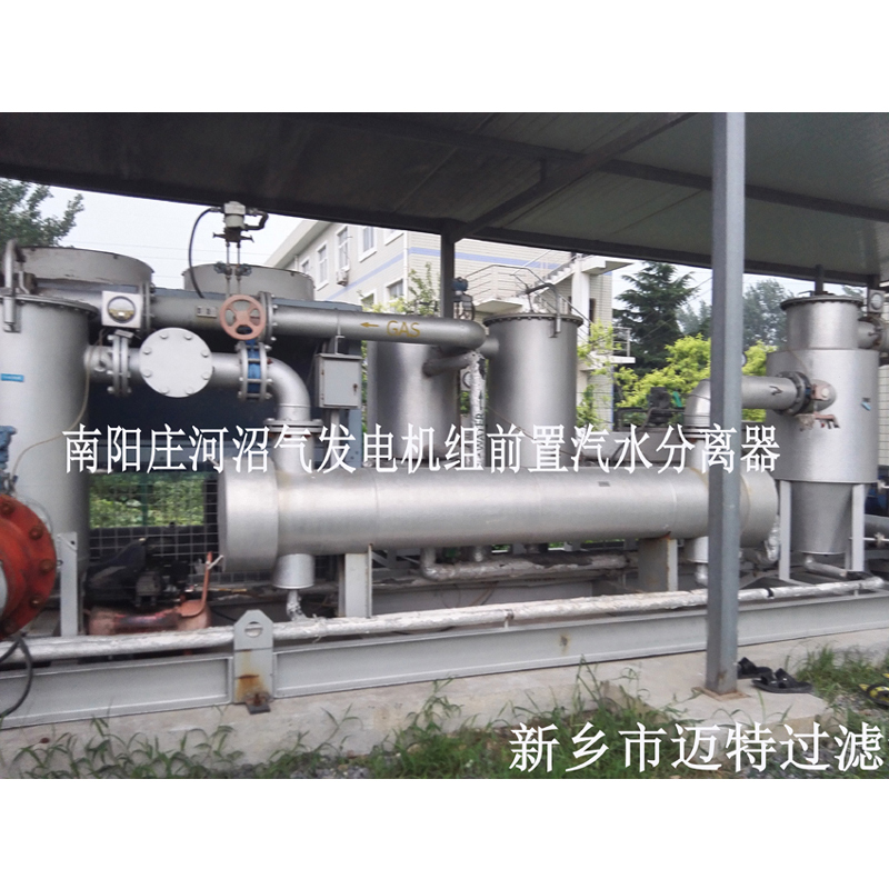 河南南陽垃圾沼氣發(fā)電廠燃燒機前氣體處理模塊，